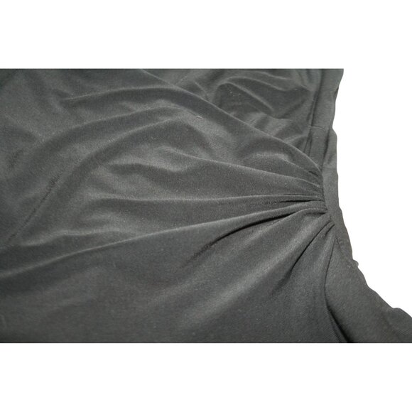 Ralph Lauren LRL Black A-Line Tulle Accent Size 6 Formal Party Cocktail Dress - Picture 2 of 6